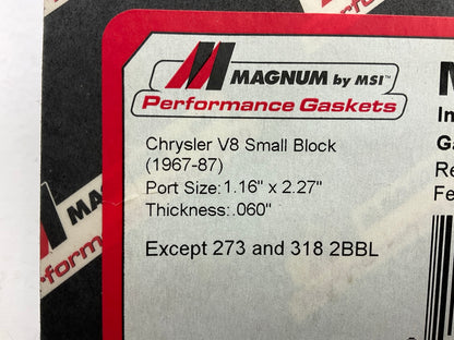 Magnum MS81004 Intake Manifold Gasket Set For 67-87 Chrysler 273 318 340 360 V8