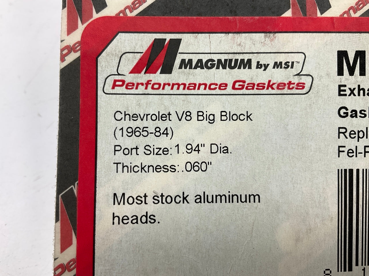 Magnum MS82000 Round Exhaust Header Gasket Set 1.94 Port, BBC Big Block Chevy V8