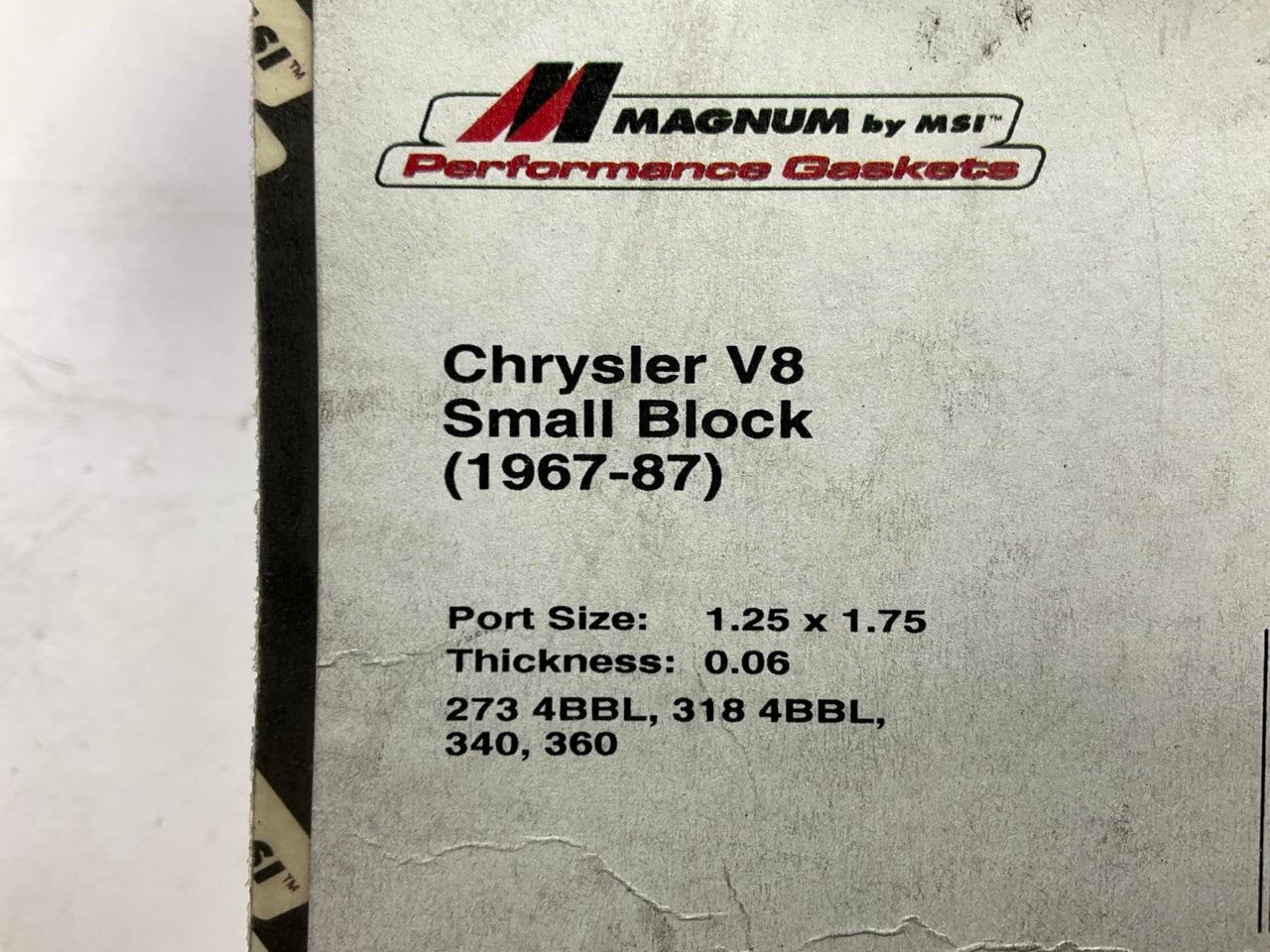 Magnum MS82007 Performance Exhaust Manifold Gasket Set For Chrysler Small Block