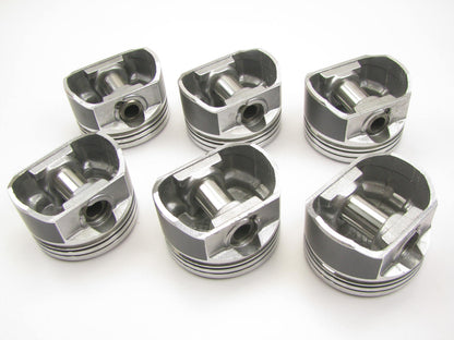 (6) Mahle 224-3466-040 Engine Pistons .040'' For 1998-2000 Ford 2.5L DOHC