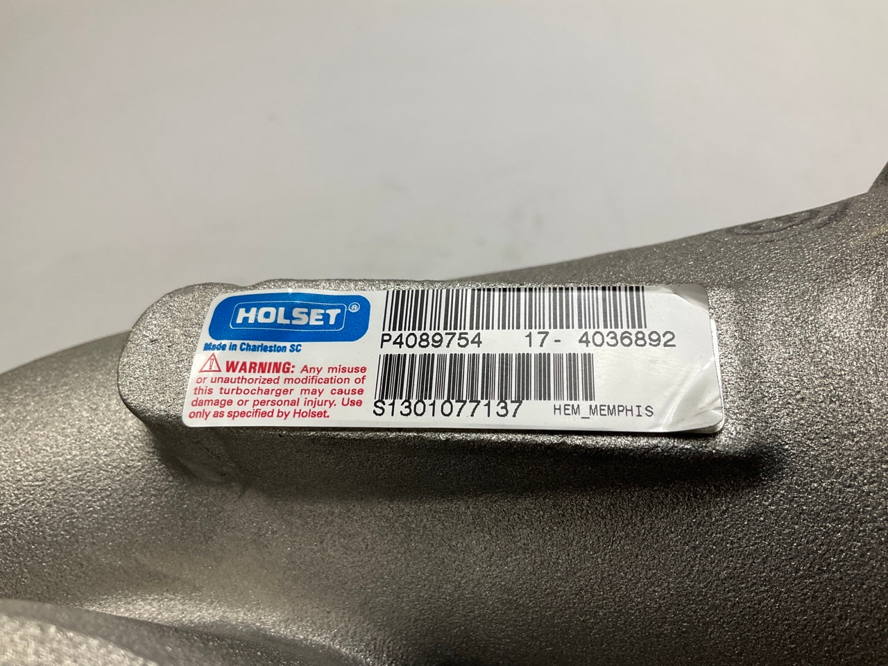 REMAN. Mahle 286TC25444000 Turbocharger Holset HX55 Turbo For Cummins ISX 15.0L