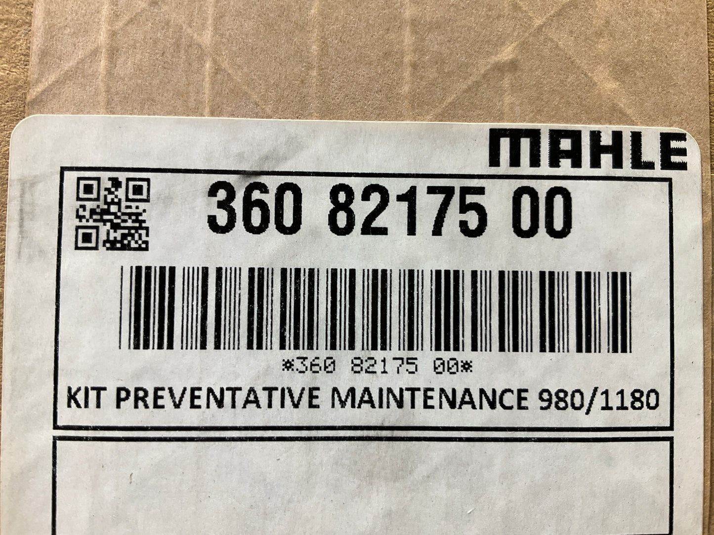 Mahle 3608217500 Filter 85004 Maintenence Kit For RTI Mahle A/C Recovery Machine