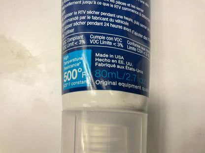 (12) MAHLE JV8 Aluminum Silicone High Temp 425 Degree Grey RTV Sealant 80ml Tube