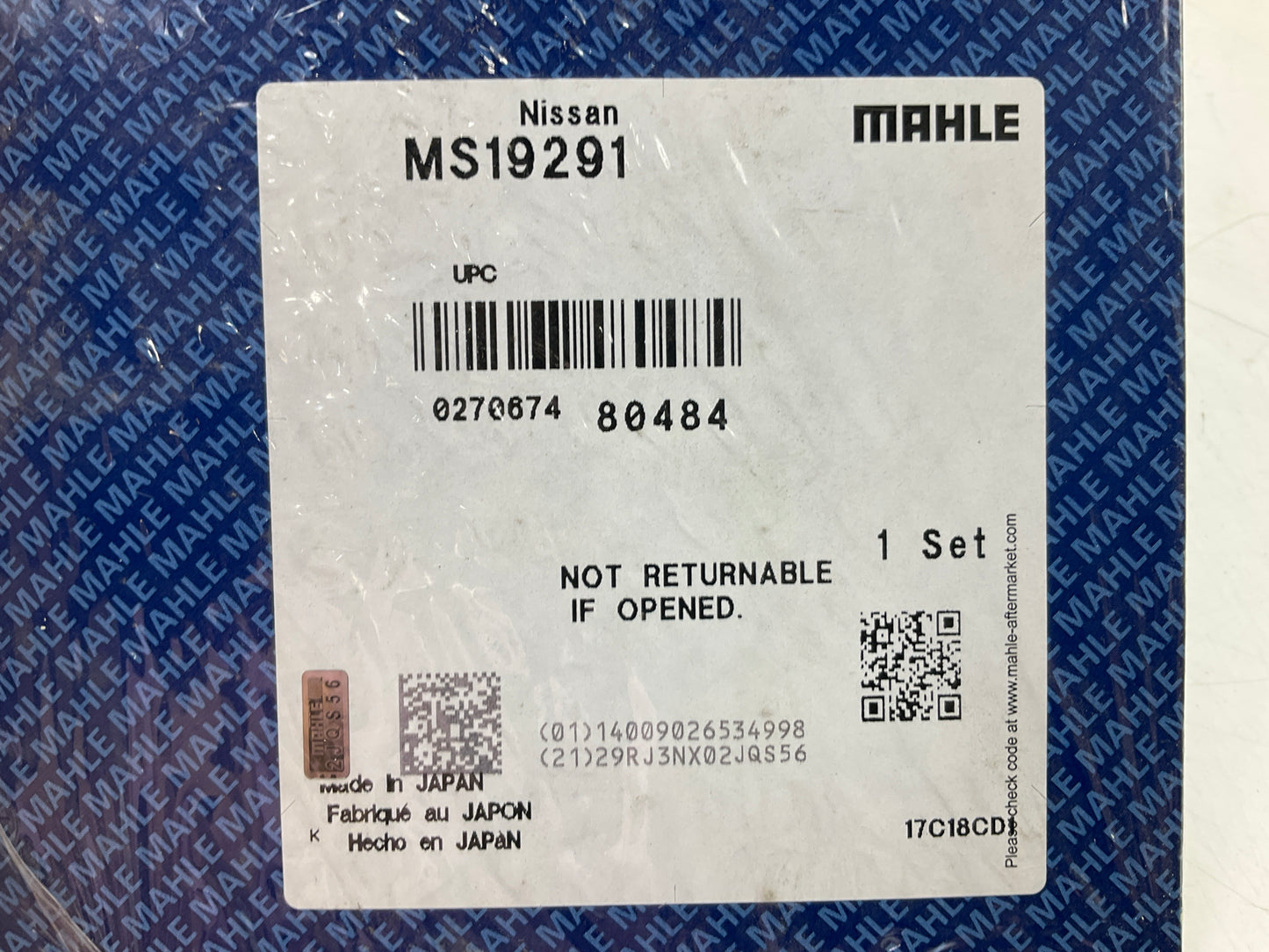 Mahle MS19291 Exhaust Manifold Gasket For 2002-2018 Nissan 2.5L