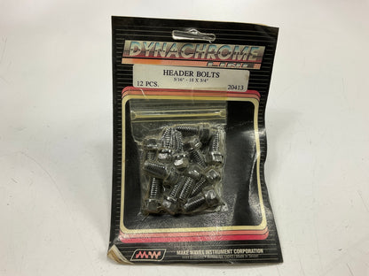 Make Waves 20413 Exhaust Manifold Dynachrome Header Bolts (5/16'' - 18 X 3/4'')