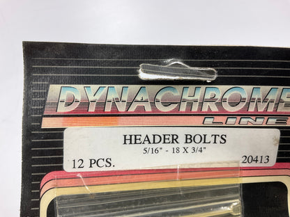 Make Waves 20413 Exhaust Manifold Dynachrome Header Bolts (5/16'' - 18 X 3/4'')