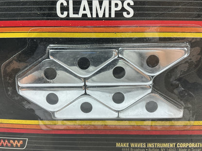 Make Waves 20708 Steel Valve Cover Hold Down Tab Clamp Set, Short Style, 8 Pcs