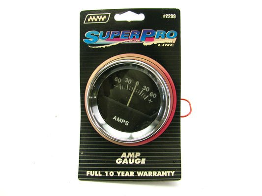 Make Waves 2299 AMP Amps Gauge - 2 5/8'' Diameter