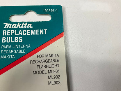 Makita 192546-1 Replacement Rechargeable Flashlight Bulbs, 2 / Pack