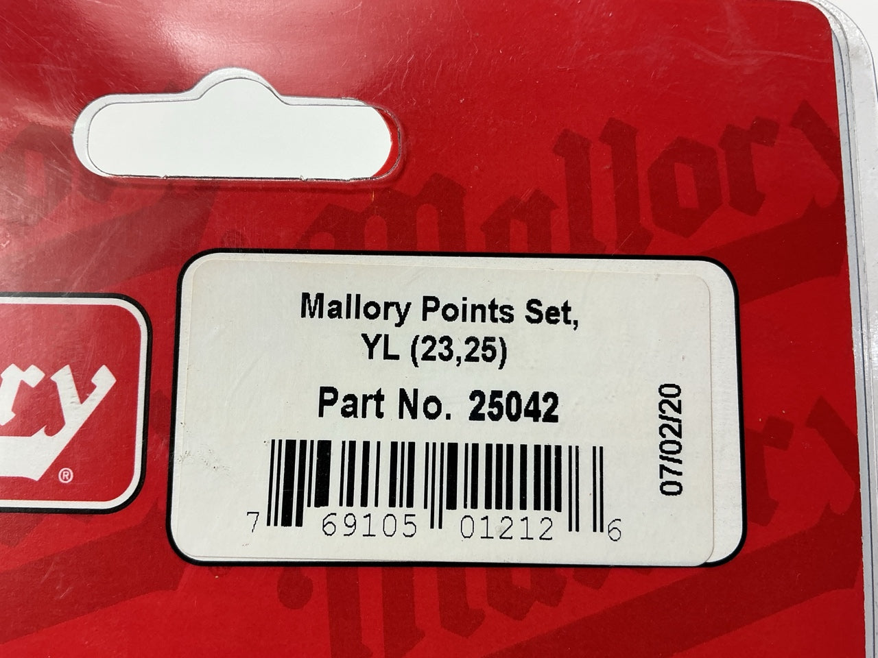Mallory 25042 Ignition Points Set For Mallory YL (23/24/25/26/27)
