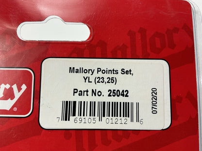 Mallory 25042 Ignition Points Set For Mallory YL (23/24/25/26/27)