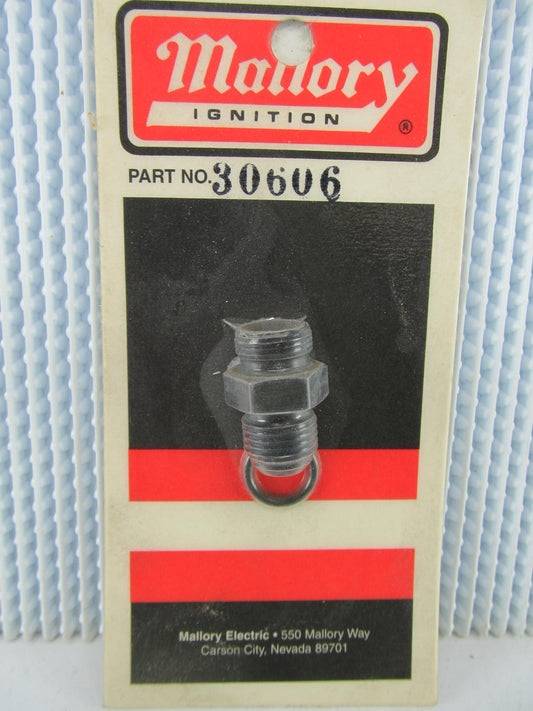 Straight Fitting - 6AN Port To - 6AN Outlet  9/16 In. -18 Thread Mallory 30606