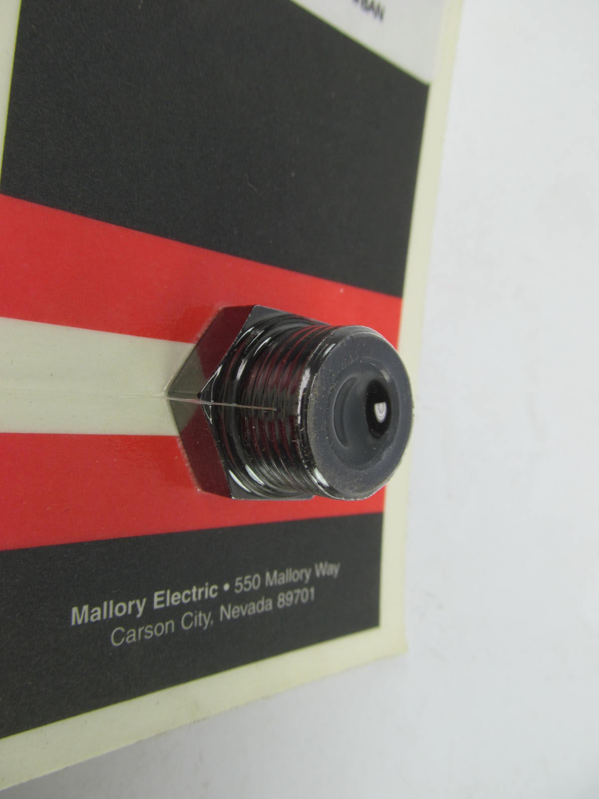 8 An Fuel Port Plug 3/4 -16  Black Aluminum O-Ring Plug Mallory 30800
