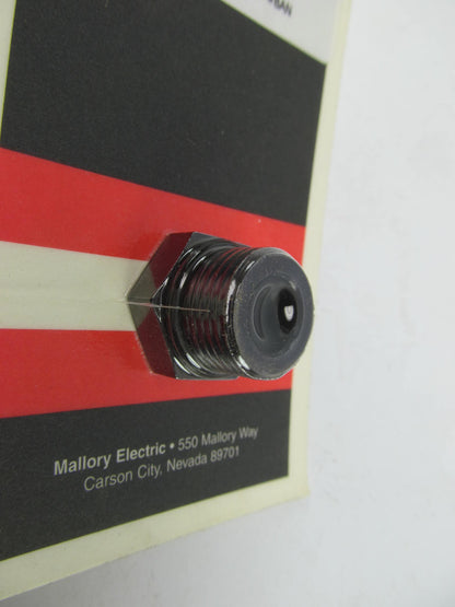 8 An Fuel Port Plug 3/4 -16  Black Aluminum O-Ring Plug Mallory 30800