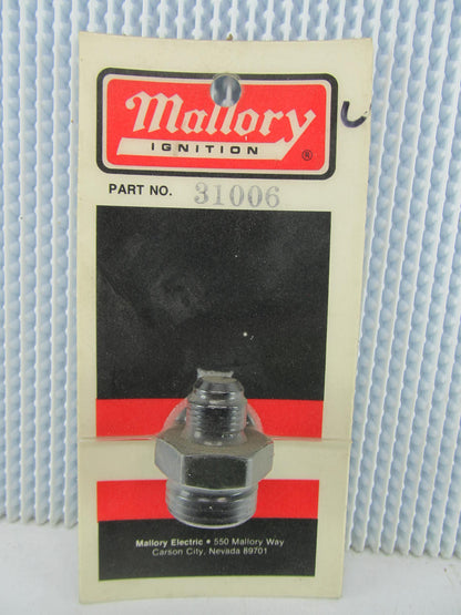 Mallory 31006 Hose Adapter Fitting -10AN Port To -6AN