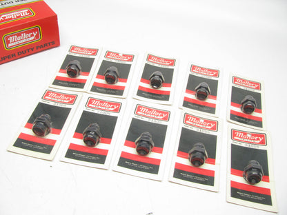 (x10) 10AN TO 8AN Fuel Line Fitting Port Adapter Mallory 31008 Black Aluminum