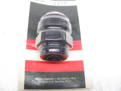 (x4)  Mallory 31216 (  -12AN PORT TO -16AN  1-1/16-12  Thread)  Fuel Fitting