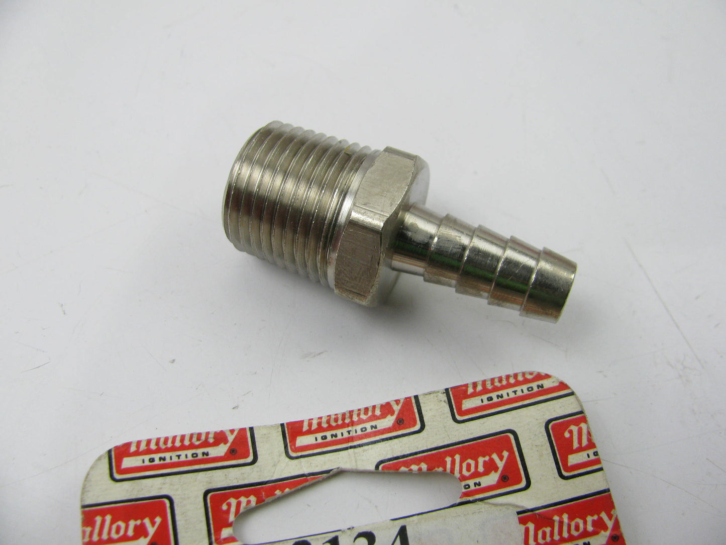 Mallory 3134 1/2 NPT TO 3/8 In. Barbed  Fuel Oil Water Line Fitting
