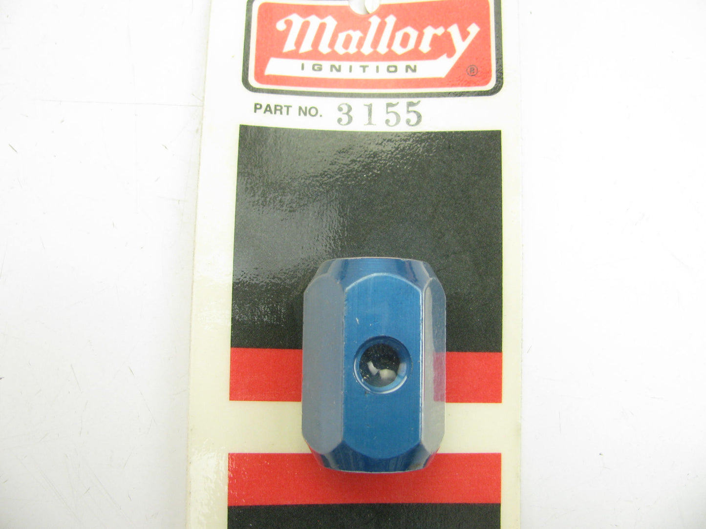 Mallory 3155 Fuel Pressure Gauge Port 1/8 Adapter T Tee Coupler 3/8 NPT