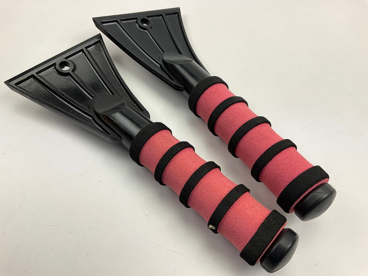 (2) Hopkins 994PKUS Mallory Pink Snow Tools 10'' Ice Scraper - 2 PACK