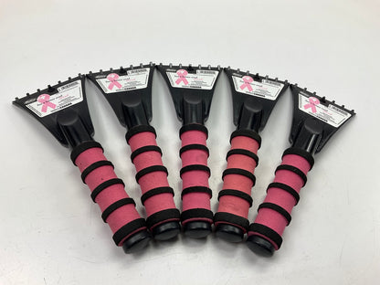 5 / PACK  Hopkins 994PKUS Mallory 10'' Ice Scraper - Pink - Snow Ice Scraper Tool