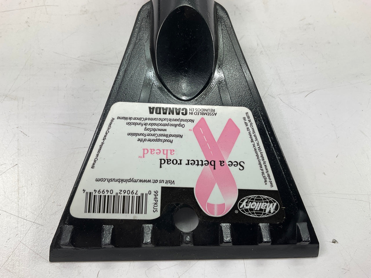 5 / PACK  Hopkins 994PKUS Mallory 10'' Ice Scraper - Pink - Snow Ice Scraper Tool