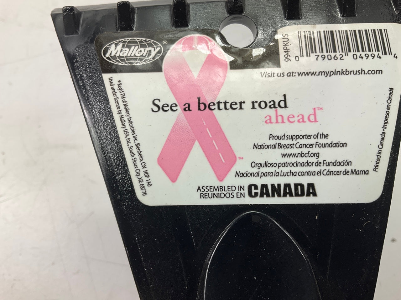 5 / PACK  Hopkins 994PKUS Mallory 10'' Ice Scraper - Pink - Snow Ice Scraper Tool