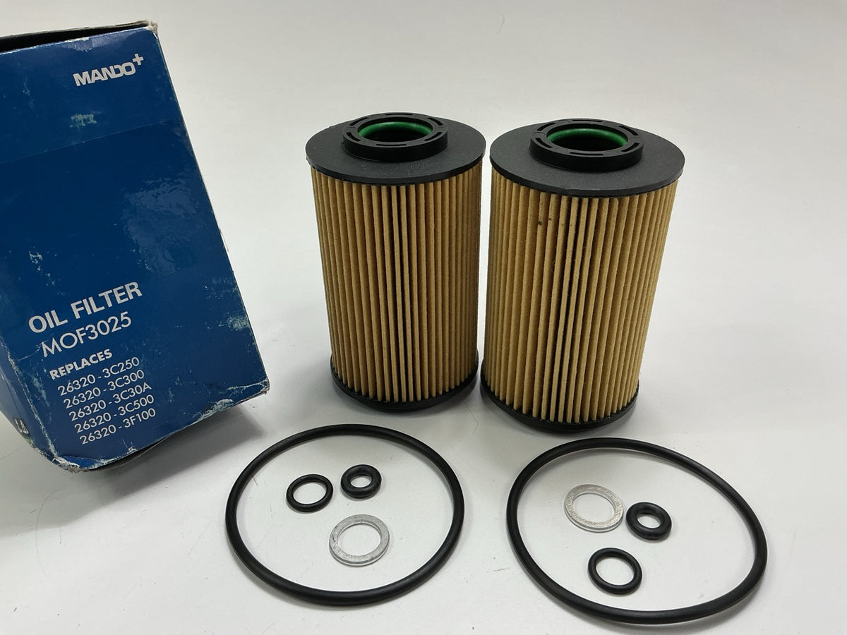 (2) Mando MOF3025 Engine Oil Filter