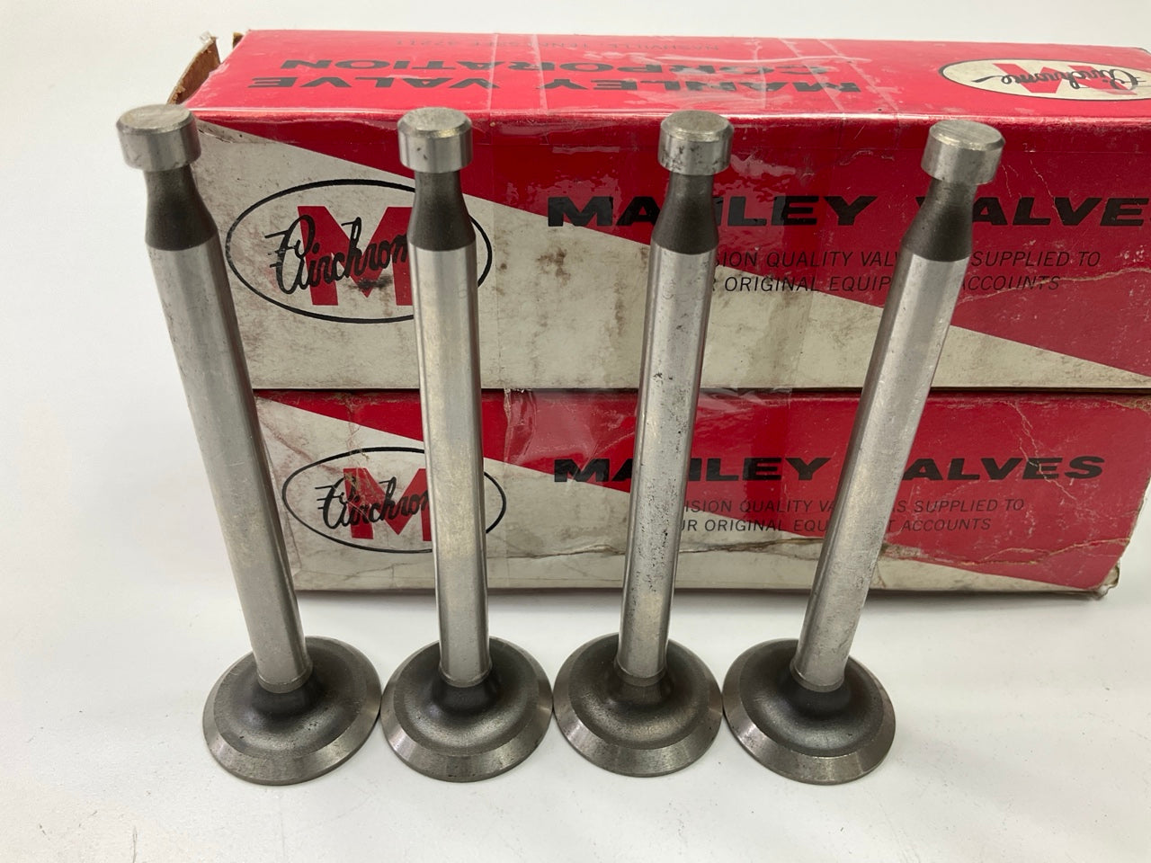 (4) Manley A-1099 Engine Exhaust Valve For Continental 134, Z134