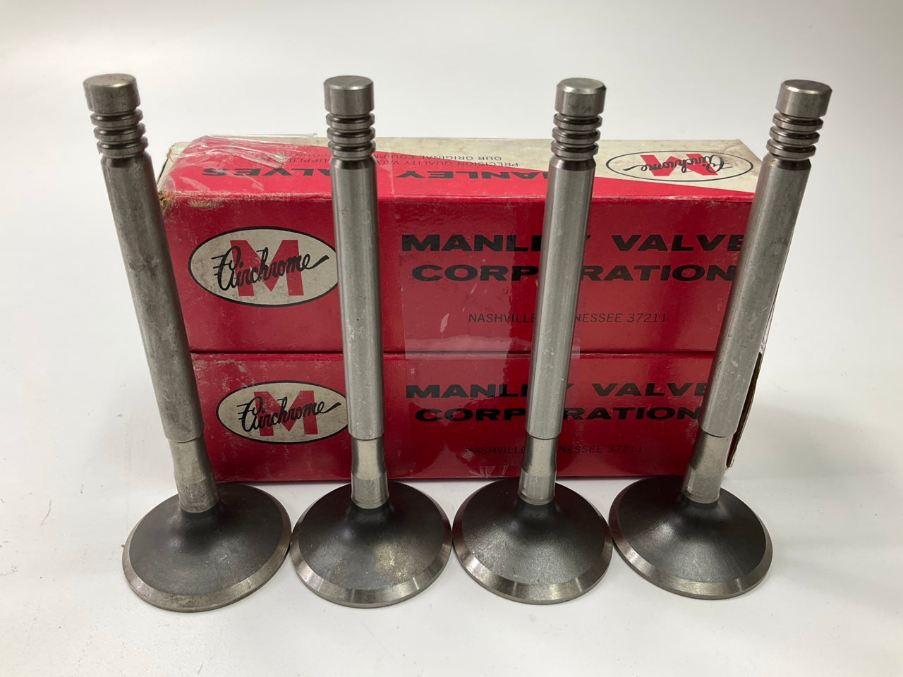 (4) Manley A-1717 Engine Exhaust Valve For 1968-78 Dodge 360-3, 383, 400, 440 V8