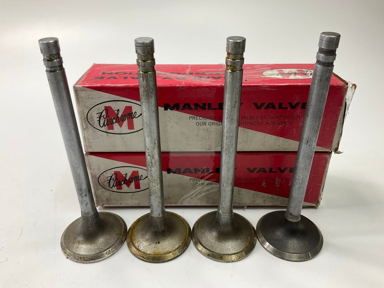 (4) Manley A-1797 Engine Exhaust Valve For 1971-1979 Pontiac 350, 400-V8