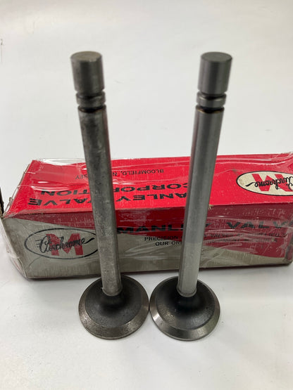 (2) Manley A1491 Engine Exhaust Valve For John Deere 115 145 165-L4, 217-L6