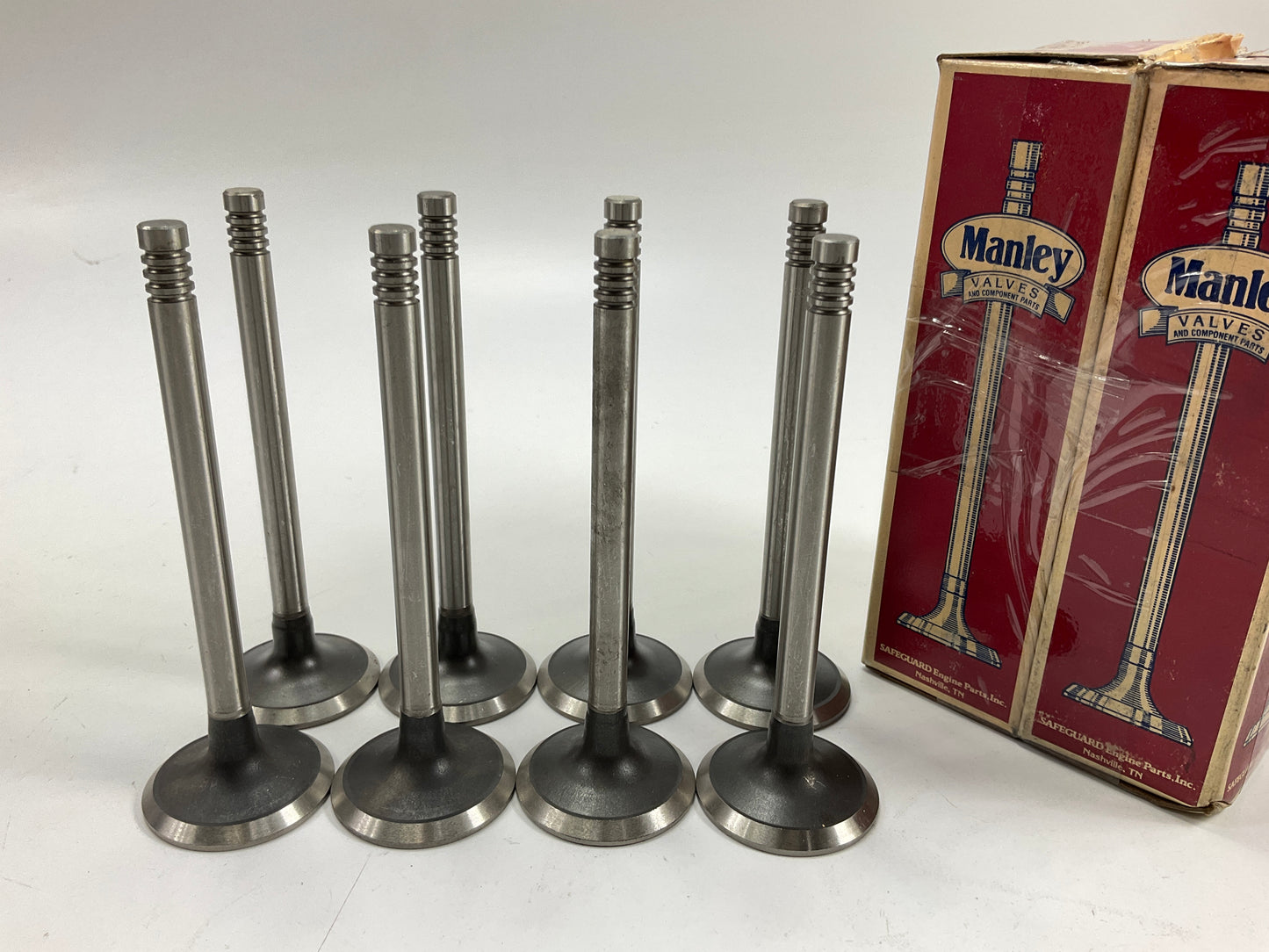 (8) Manley A1765 Engine Exhaust Valve For 1970-1977 Ford 351C 351M 400-V8