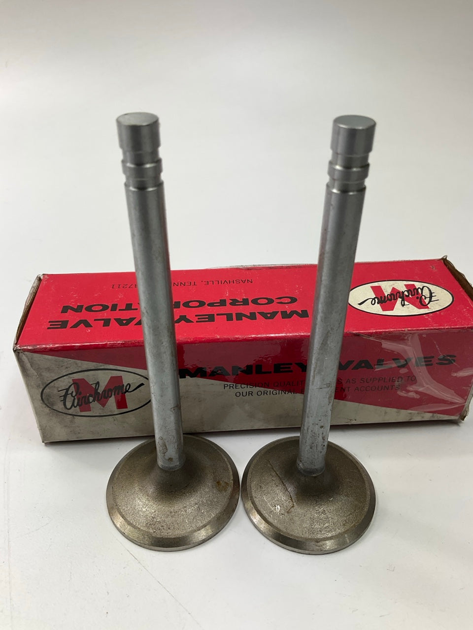 (2) Manley A1791 Engine Exhaust Valve For 1971-1972 Pontiac 455-V8 W/ 4-BBL