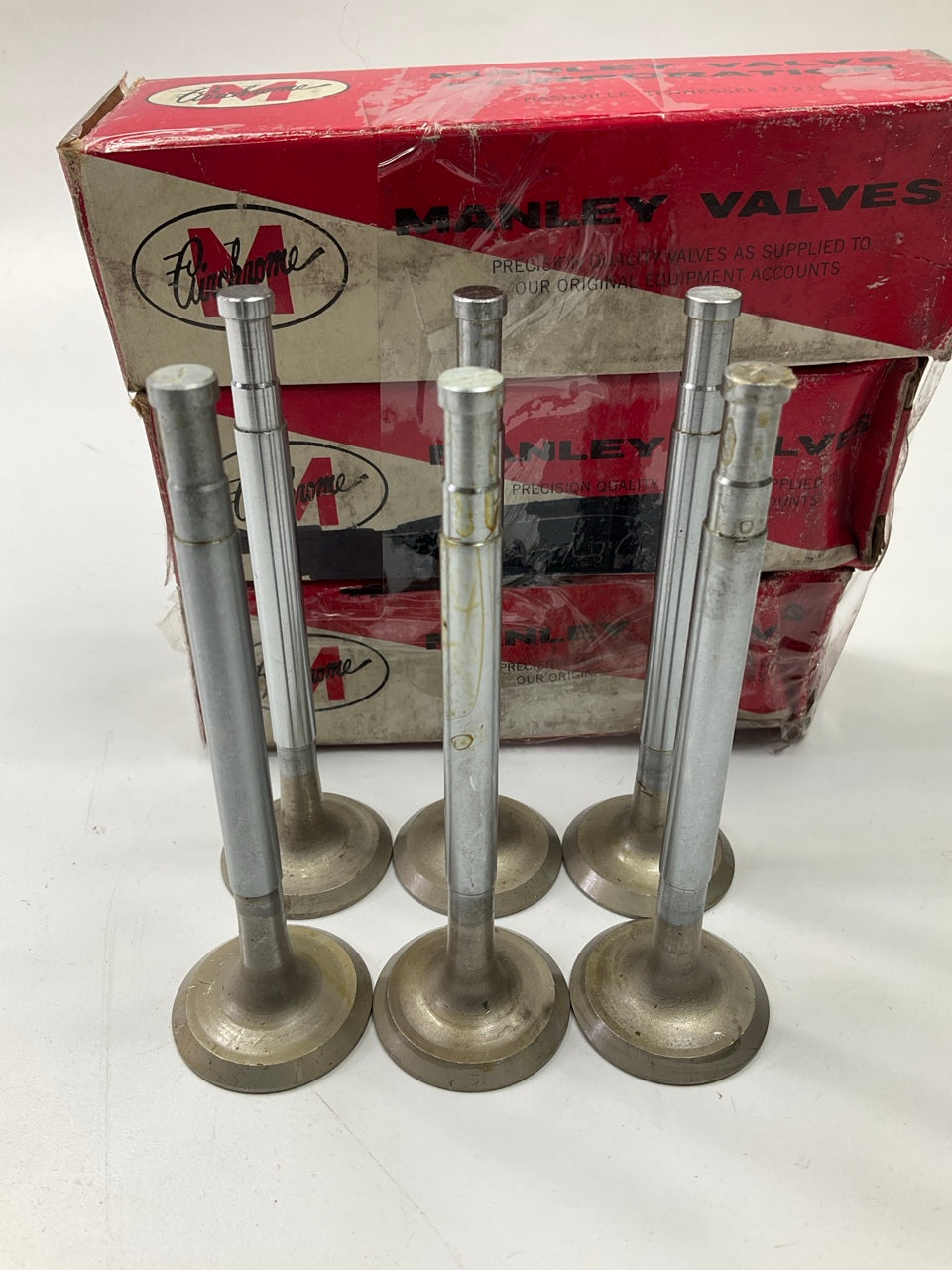 (6) Manley A1811 Engine Exhaust Valve For 1975-1976 Buick Pontiac Olds 3.8L-V6