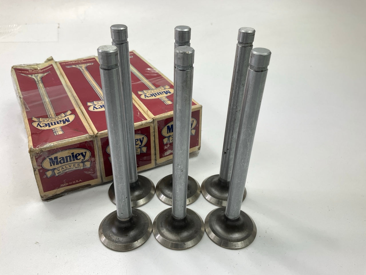 (6) Manley A1853 Engine Exhaust Valve For Jeep AMC 199 232 258-L6 290 304 327-V8