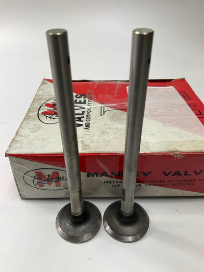 (2) Manley A841 Engine Exhaust Valve For Continental 140, 160, 186, 209, 226