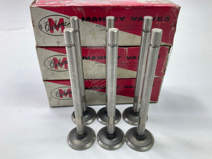 (6) Manley A843 Engine Exhaust Valve For 1954-1966 Jeep AMC 226-L6 (Continental)