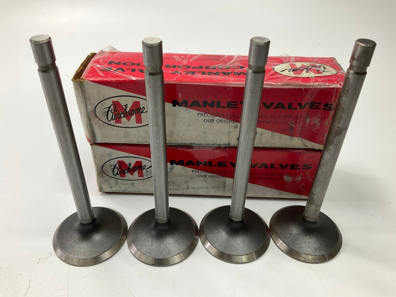 (4) Manley S-1760 Engine Intake Valve For 1969-1974 Ford 351W, 0.34195+ Stem