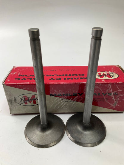 (2) Manley S1654 Intake Valve 1966-1971 Chevrolet 396 427 454 W/ Aluminum Heads