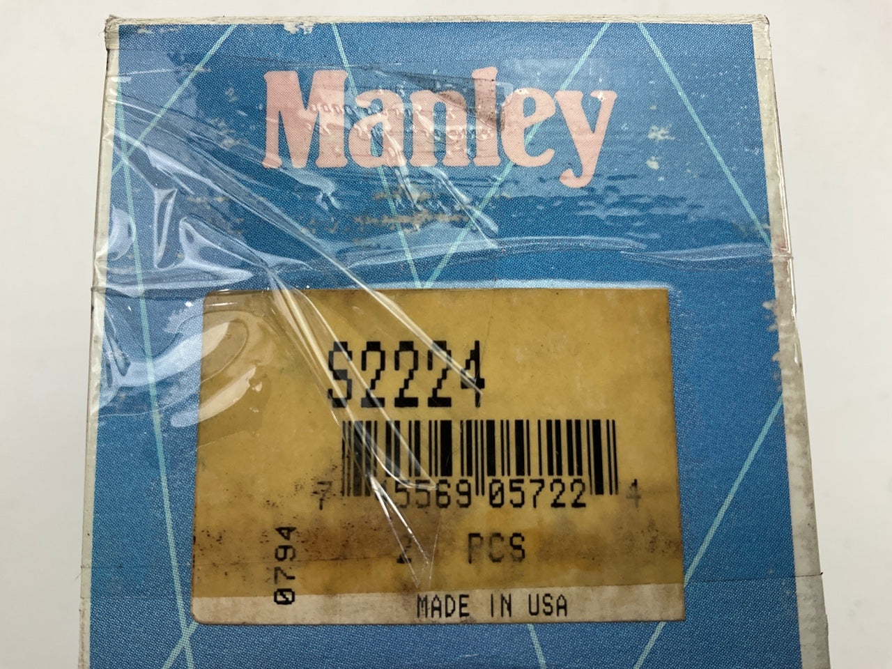 (2) Manley S2224 Stainless Intake Valve 2.190'' For Chevrolet 396, 402, 427, 454