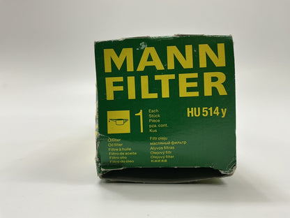 Mann HU514Y Engine Oil Filter - 2012-2015 Mercedes-Benz C250, SLK250