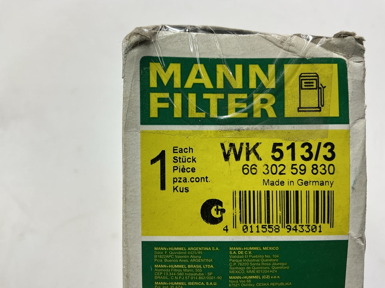 Mann WK513-3 Engine Fuel Filter For 2000-2006 BMW X5, 2003-05 Range Rover