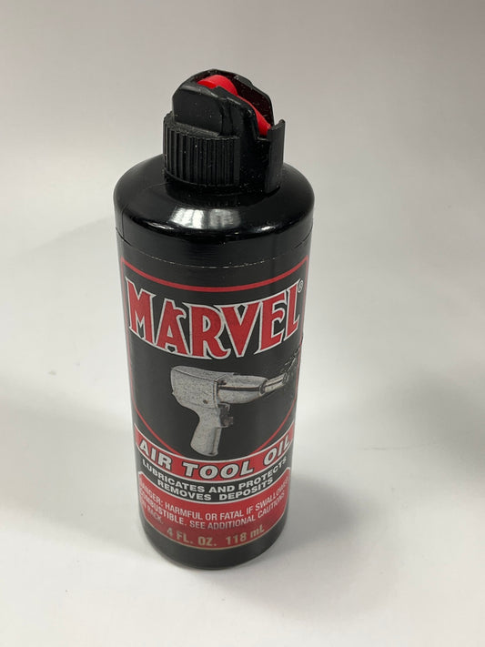 Marvel MM080R Air Tool Oil Lubricant  4 Oz,  Protects And Lubes