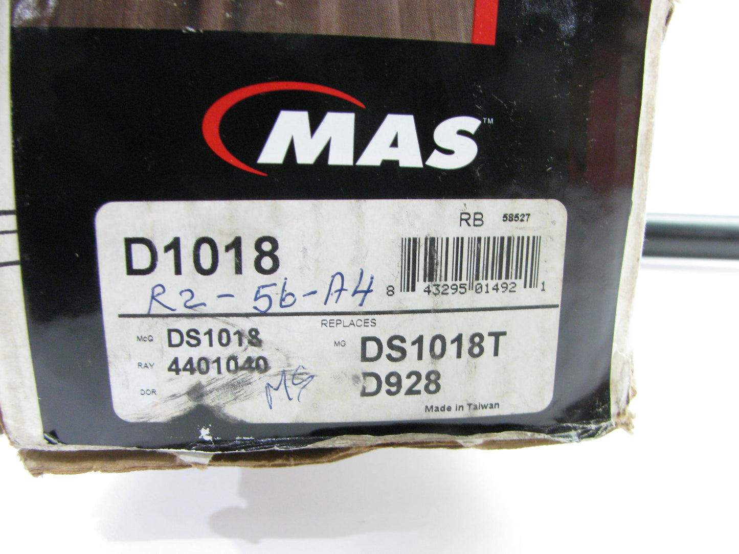 MAS D1018 Front Right Inner Steering Tie Rod End