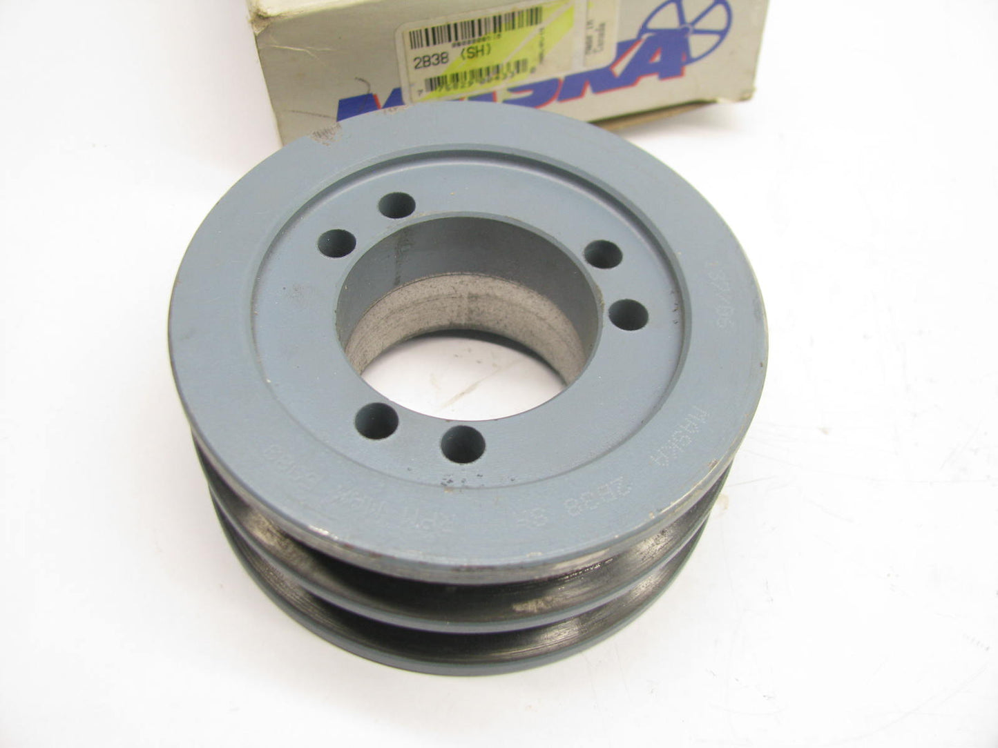 MASKA 2B38  2-GROOVE Industrial Machinery Pulley 4.15'' OD, 1.8555 '' SHAFT