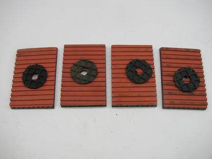 (4) Mason 4C974 Neoprene Vibration Isolation Pad 1200 Lb Max. 6'' Long X 4'' Wide