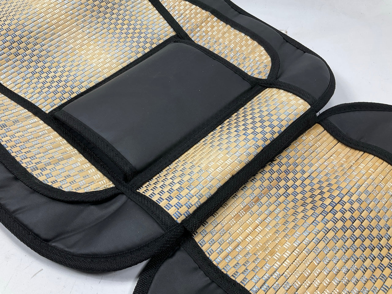 (2) Masque 10288 Bamboo Jo Austin Black Seat Cushions