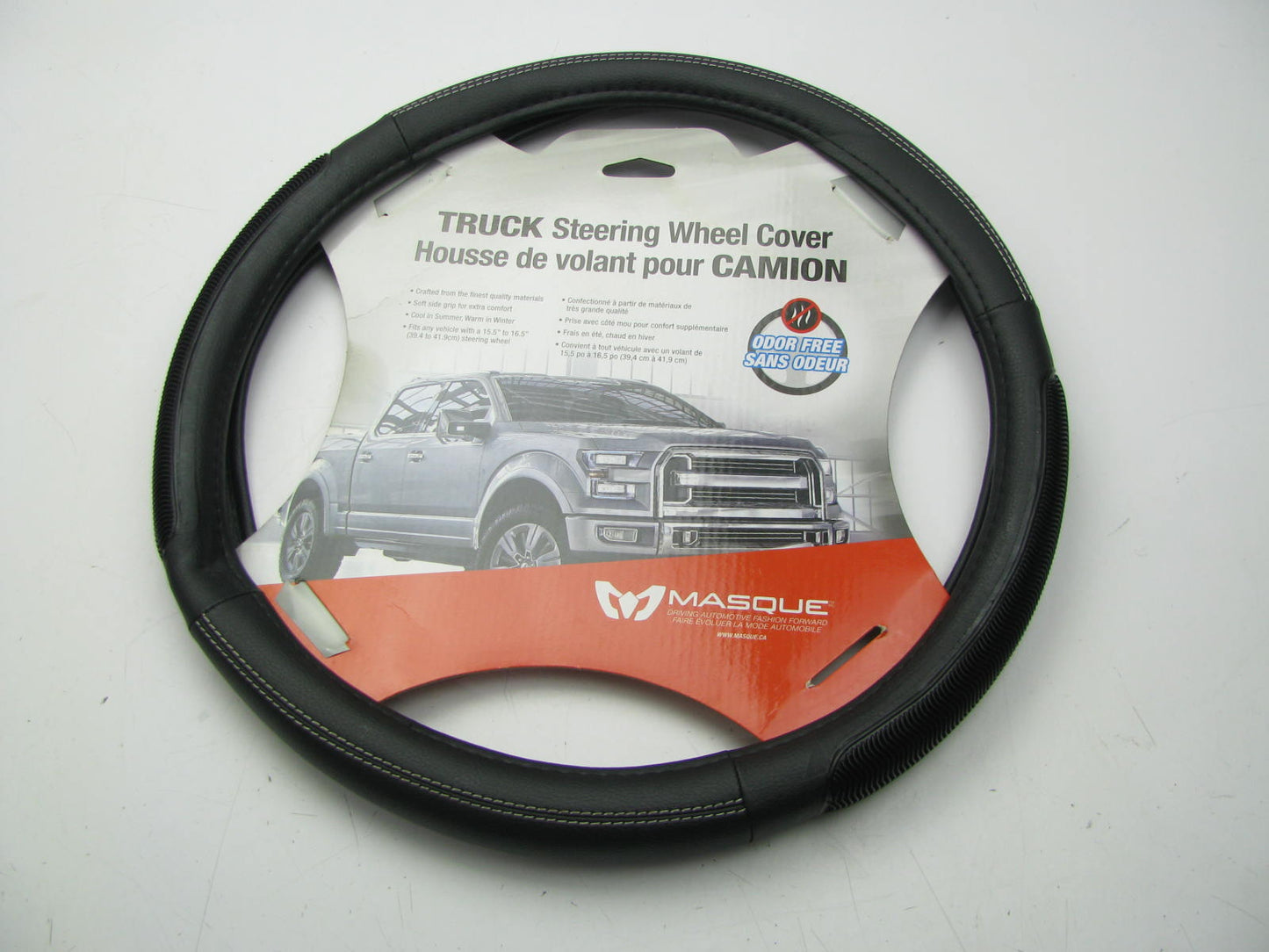 Masque 10643 Truck / SUV Steering Wheel Cover For 15.5''-16.5'' Steering Wheels