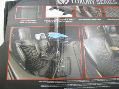 Masque 63005 Luxury Series Black Padded Seat Cover For Most Cars, Trucks, SUV